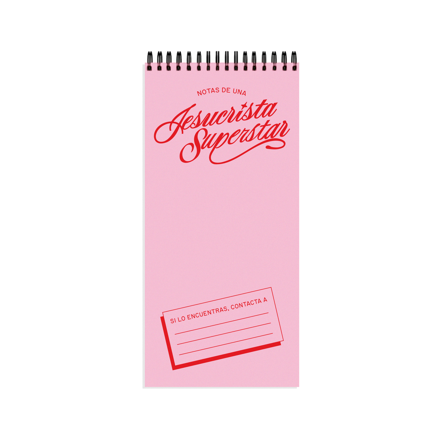 CUADERNO ROSA "NOTAS DE UNA JESUCRISTA SUPERSTAR"