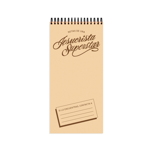 CUADERNO CREMA "NOTAS DE UNA JESUCRISTA SUPERSTAR"