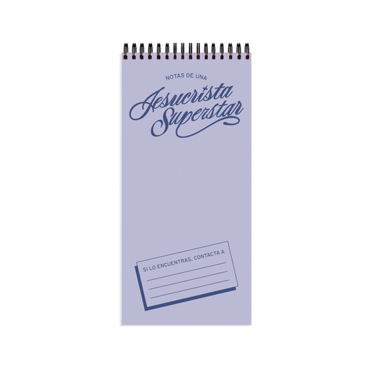CUADERNO LILA "NOTAS DE UNA JESUCRISTA SUPERSTAR"