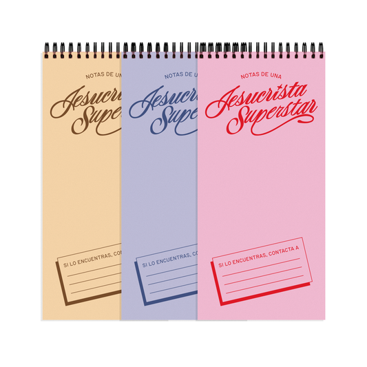 PACK DE TRES CUADERNOS "NOTAS DE UNA JESUCRISTA SUPERSTAR"